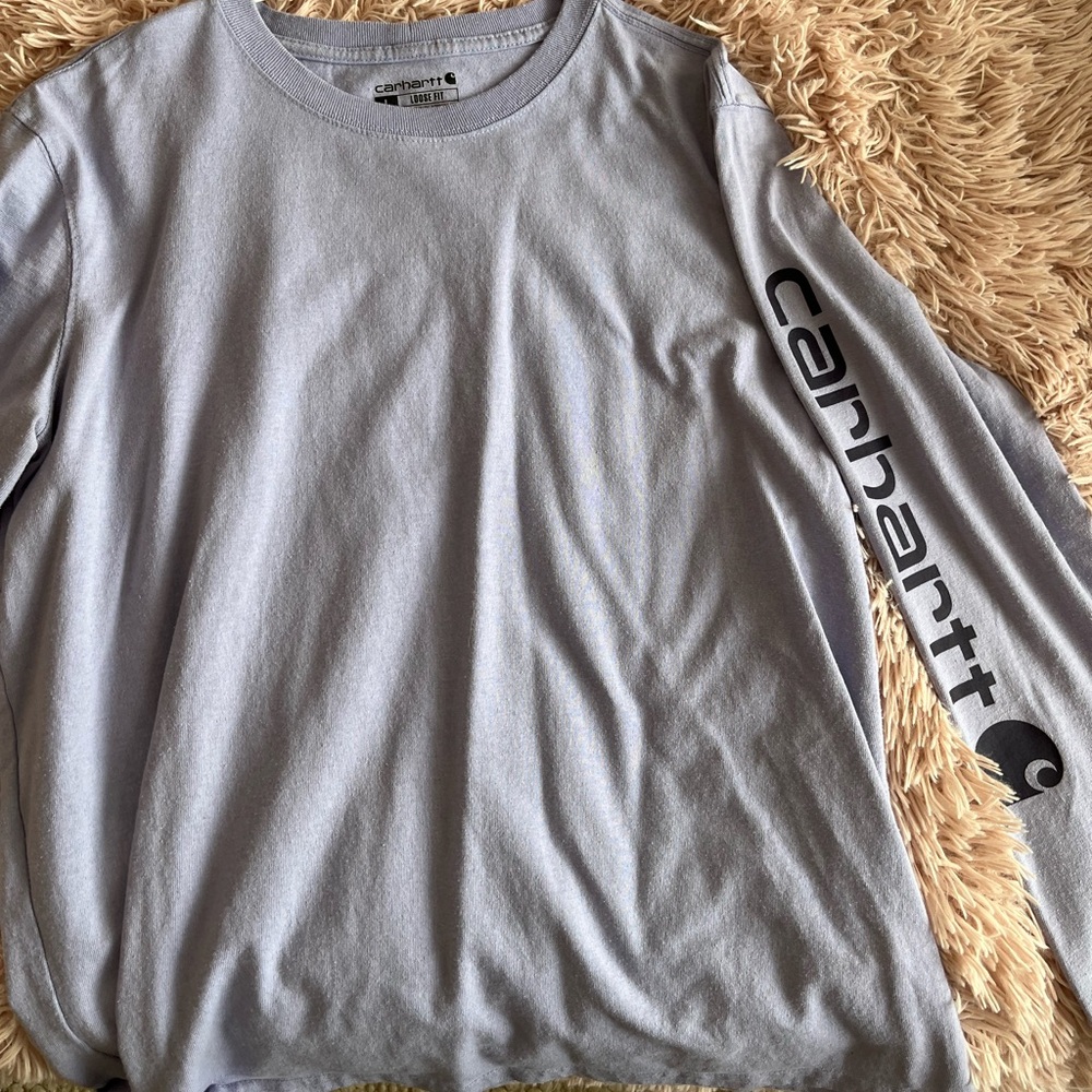 Carhartt Women’s Light Purple Long Sleeve Shirt